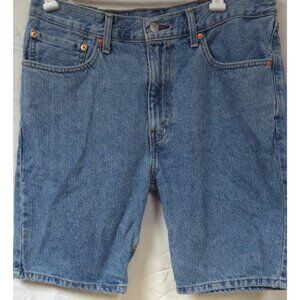 Levi's 505 Mens 34x10 Medium Wash Regular Fit five Pocket Denim Shorts